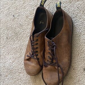 Dr. Martens Men's Brown Leather Shoes